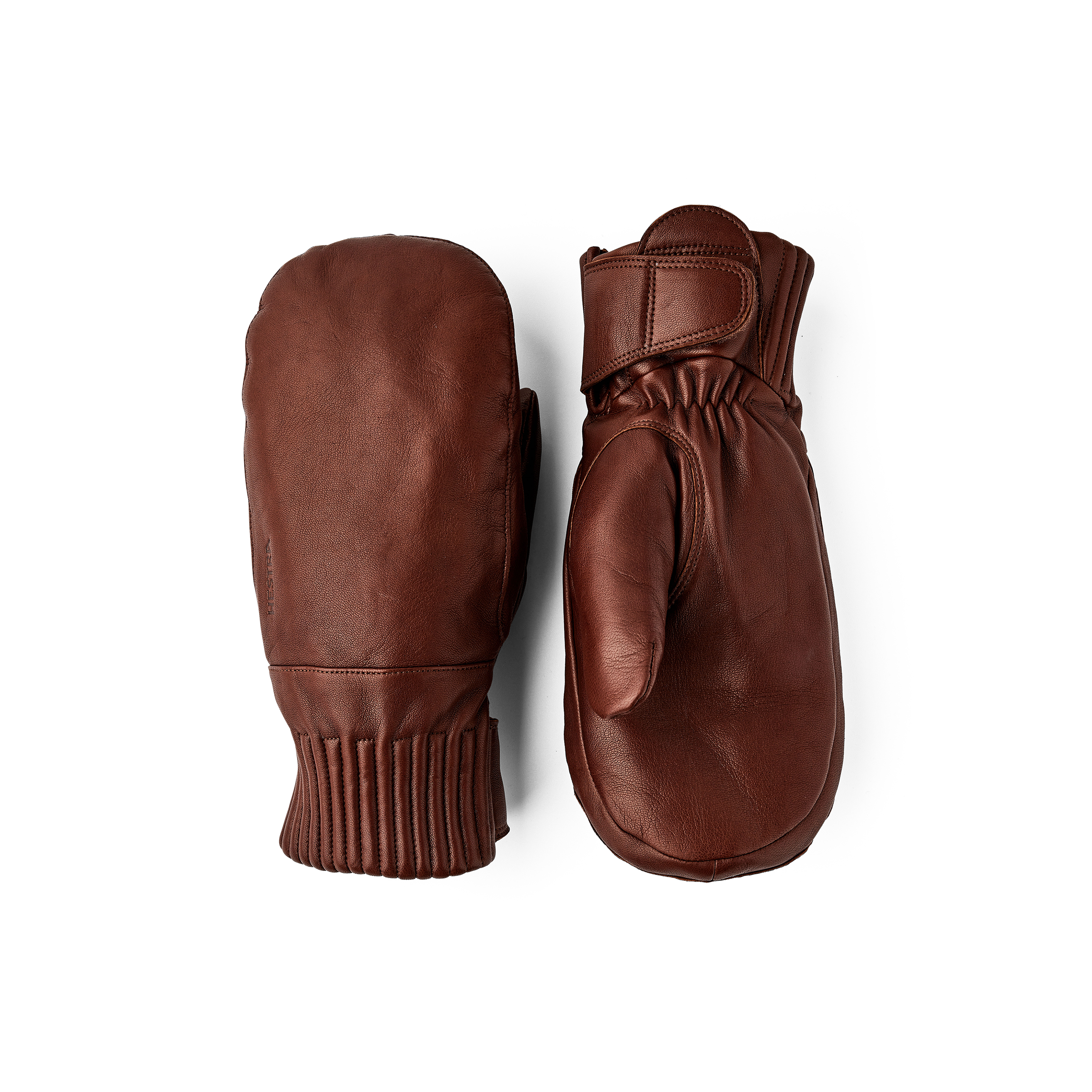 Brun tumhandske i lammnappa